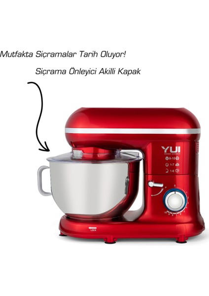 Kırmızı Hamur Yoğurma Makinesi, Güçlü ve Pratik Mutfak Aleti fiyatları