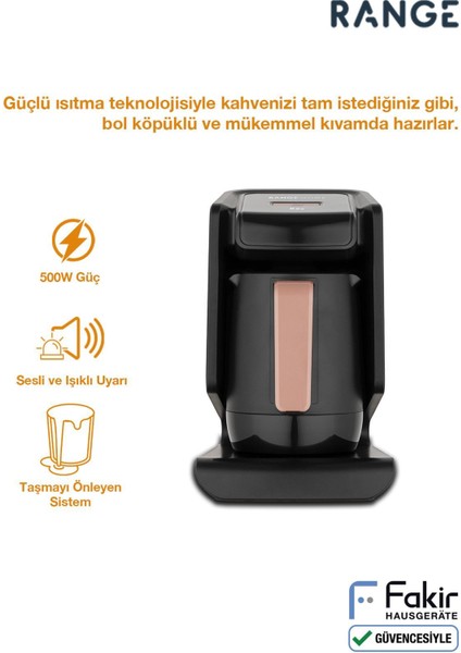 Siyah Köz Blackrose Türk Kahve Makinesi ile Enfes Kahve Deneyimi fiyatları