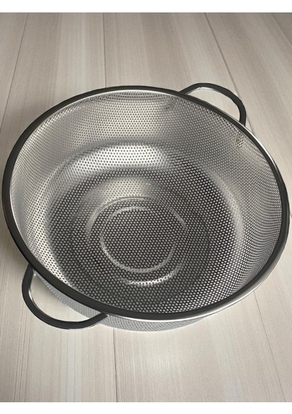 Çelik Kulplu Süzgeç - Çapı 23,7 cm Paslanmaz ve Kararmaz modelleri