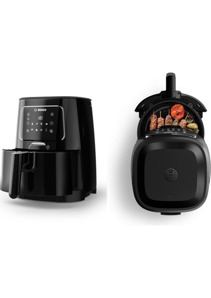 Siyah Hızlı Pişirici, Sağlıklı ve Pratik Yemekler Için Mükemmel Seçim