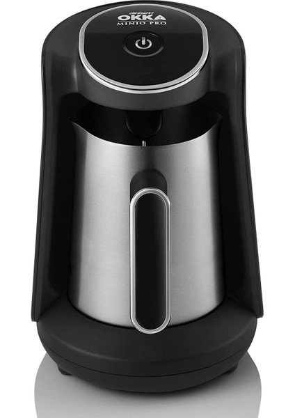 Minio Pro Çelik Cezveli Kahve Makinesi, Krom, Hediye Kahve Seti modelleri