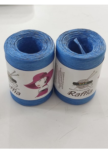 Rafya Ip | Yumuşak Doğal Bambu Lifinden | Çanta ve Hobi Ipi | 90-100 gr | Renk: D24-2 Adet fiyatları