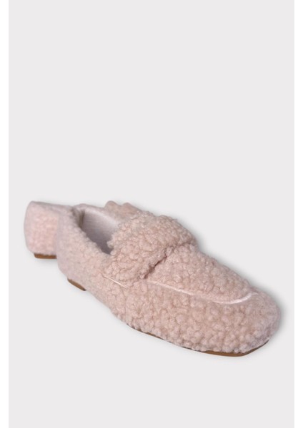 Ultra Yumuşak Peluş Ses Yapmaz Hafif Taban Ev Babeti Kadın Panduf Pudra fiyatları