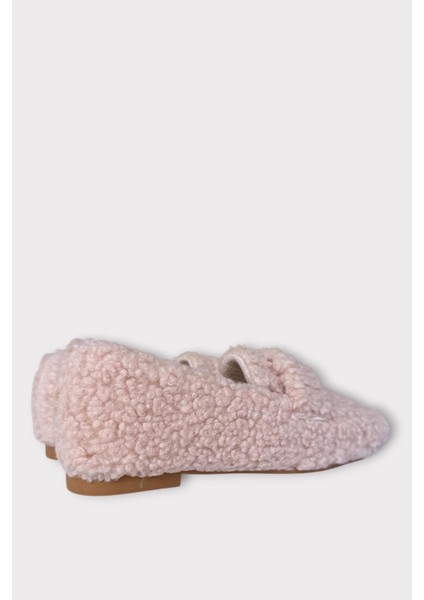 Ultra Yumuşak Peluş Ses Yapmaz Hafif Taban Ev Babeti Kadın Panduf Pudra indirimleri