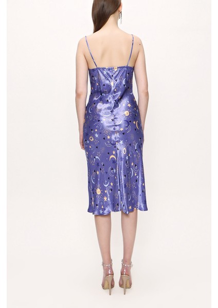 Desenli Ip Askılı Elbise 93970 fırsatları