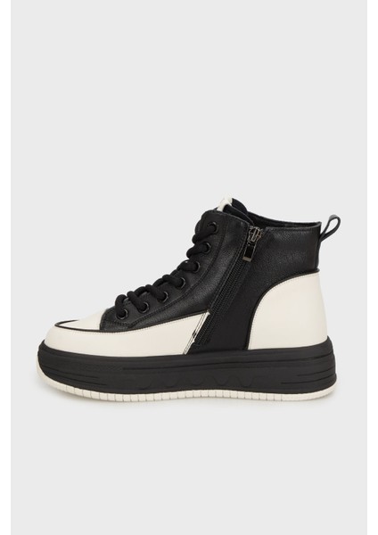 Deri Kalın Tabanlı Bot Bayan Bot 38925K335 fiyatları