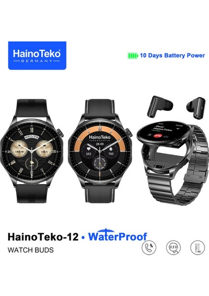 Haino Teko Teko-12 Su Geçirmez Kulaklıklı Uzun Pil Ömürlü Akıllı Saat modelleri