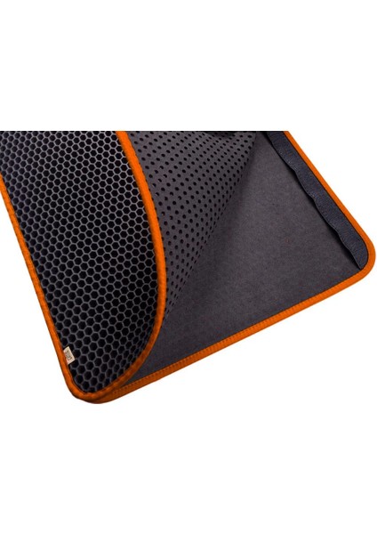 Altıgen Kum Toplayıcı Fonksiyonel Kedi Paspası Turuncu 50*75 cm fırsatları
