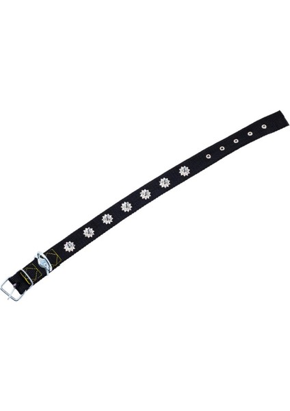 Dokuma Çivili Köpek Boyun Tasması - 4*70 cm - Siyah fiyatları