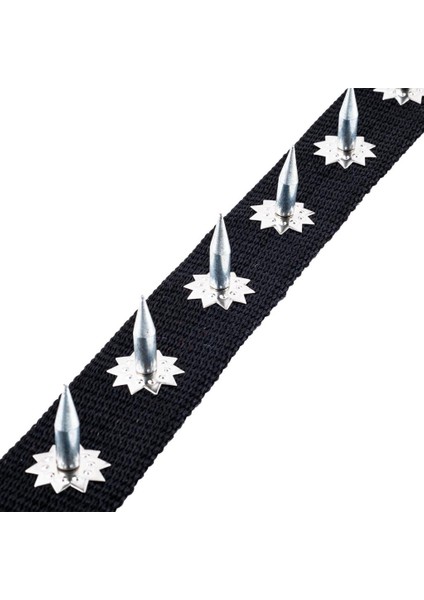 Dokuma Çivili Köpek Boyun Tasması - 4*70 cm - Siyah fırsatları