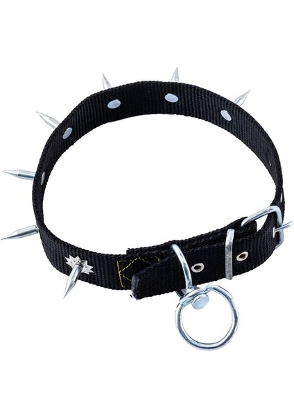 Dokuma Çivili Köpek Boyun Tasması - 4*70 cm - Siyah indirimleri