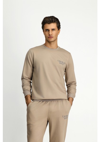 Bisiklet Yaka Regular Fit Sweatshirt fırsatları