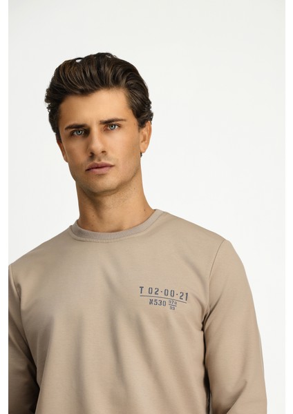 Bisiklet Yaka Regular Fit Sweatshirt