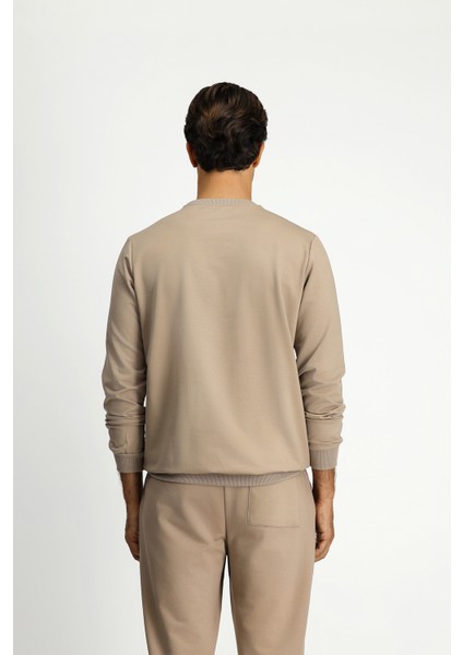 Bisiklet Yaka Regular Fit Sweatshirt