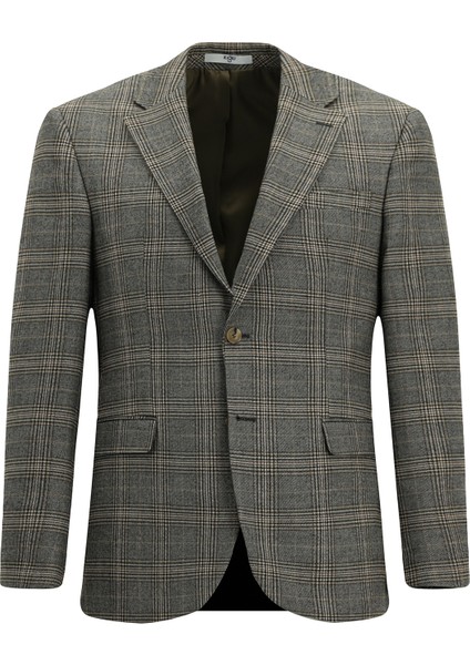 Regular Fit Ekose Klasik Ceket modelleri