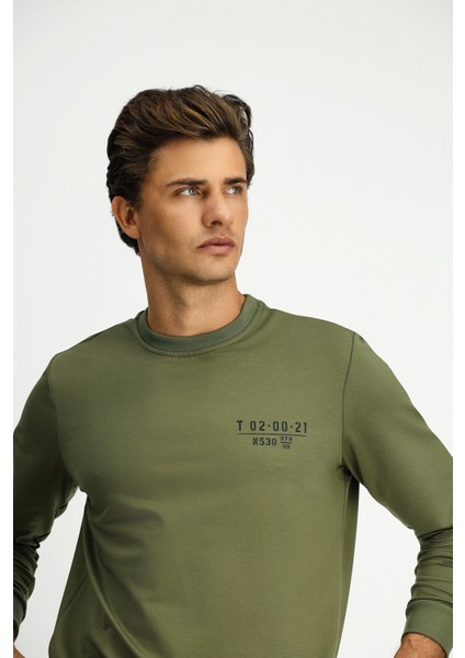 Bisiklet Yaka Regular Fit Sweatshirt fırsatları