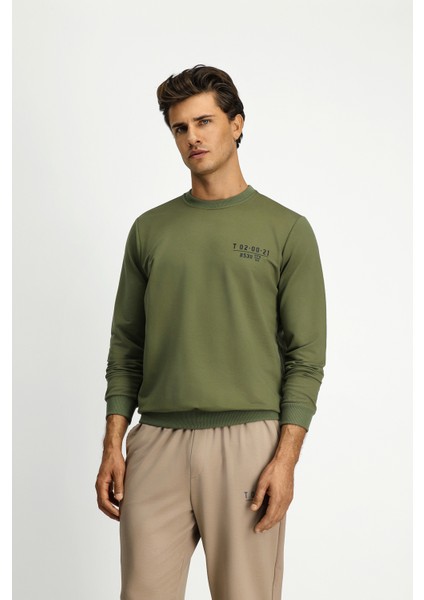 Bisiklet Yaka Regular Fit Sweatshirt