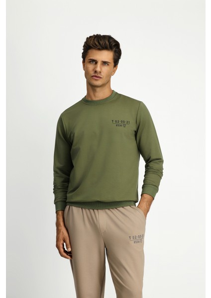 Bisiklet Yaka Regular Fit Sweatshirt