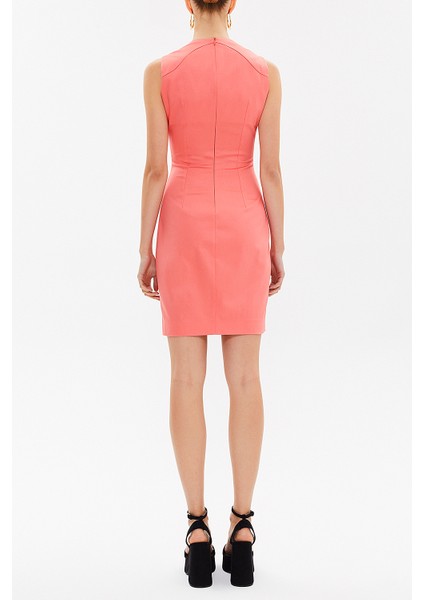 Mercan Dar Kesim Mini Elbise 91170