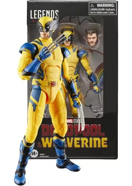 Wolverine Deadpool X-Men Legend Serisi Aksiyon Figürü Şekil Wade Winston Wilson Rakamlar Ortak Hareketlilik Modeli Koleksiyonu Oyuncak Hediye (Yurt Dışından)