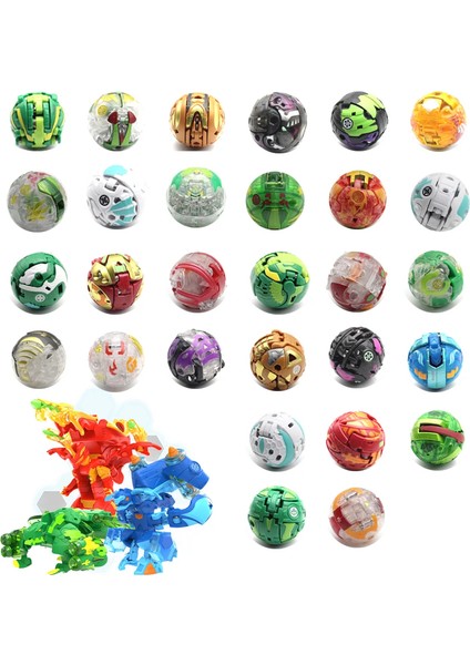 Popüler Yeni 4/6/8/10/12/16 Bakuganes Karikatür Dönüşüm Oyuncak Mobil High End Bebek Çocuk Oyuncak Doğum Günü Hediyesi (Yurt Dışından)