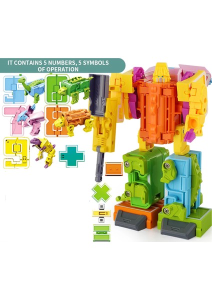20 Adet Araya Numarası Robotlar Dönüşüm Dinozor Oyuncaklar Action Figure Deformasyon Oyuncak Boy Bebek Çocuk Yürümeye Başlayan Yapı Taşı Için (Yurt Dışından)