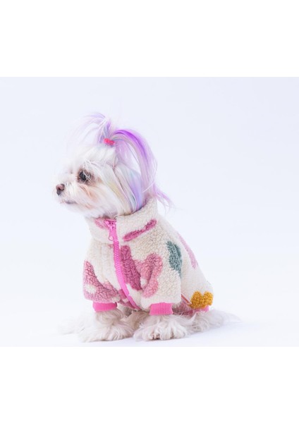 Aspen Petals Ceket Çiçek Desenli Batik Kedi Köpek Ceketi Kedi Köpek Kıyafeti Kedi Köpek Elbisesi modelleri