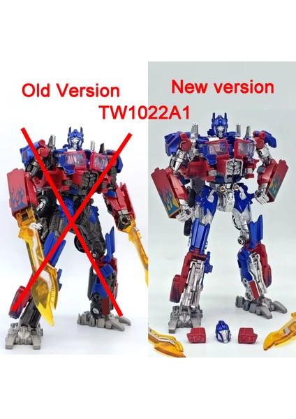 Dönüşüm Oyuncaklar Optimus SS44 Baıweı TW1022 Aksiyon Figürü Op Komutanı Deformasyon Robot Anime Alaşım Araba Metalik Model Hediye (Yurt Dışından)