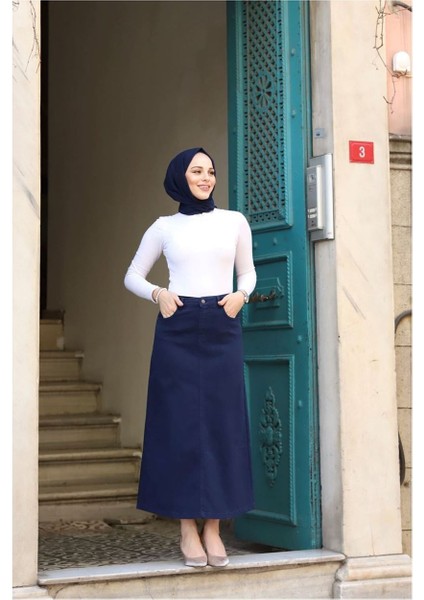 Tesettür Etek Lacivert fiyatları