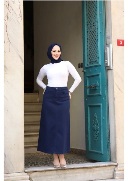 Tesettür Etek Lacivert fırsatları
