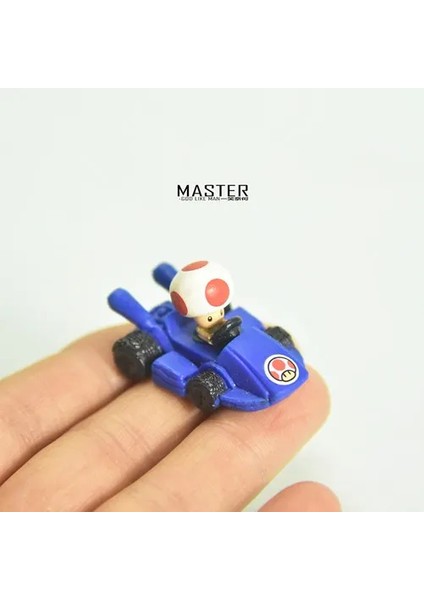 Mini Süper Bros Araba Modeli Karikatür Araç Yoshi Luigi Şeftali Eylem Şekilli Kalıp Oyuncak Araba Kart Yarış Modeli Süs Hayranları Için (Yurt Dışından)
