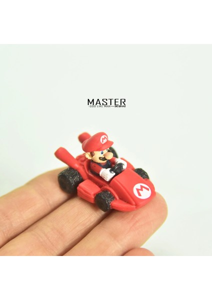 Mini Süper Bros Araba Modeli Karikatür Araç Yoshi Luigi Şeftali Eylem Şekilli Kalıp Oyuncak Araba Kart Yarış Modeli Süs Hayranları Için (Yurt Dışından) fırsatları