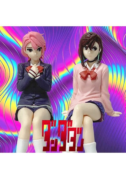 New Anime Dandadan Ayase Momo Shiratori Aira Sitting Posture S.h.figuarts Transformed Assembly Pvc Model Toy Action Figures Gift (Yurt Dışından) fiyatları