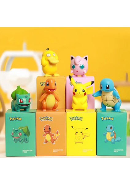 Orijinal Pokemon Anime Figürleri Yıldızlı Rüya Serisi Pikachu Jirachi Eevee Snorlax Bulbasaur Karikatür Modeli Sevimli Bebek Çocuk Oyuncakları Hediye (Yurt Dışından) fiyatları