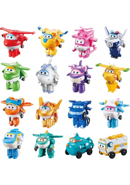 36 Tip Süper Kanatları 2 "ölçekli Mini Dönüştürücü Anime Deformasyon Uçak Robot Aksiyon Figürleri Dönüşüm Oyuncaklar Çocuklar Için Hediyeler (Yurt Dışından) modelleri
