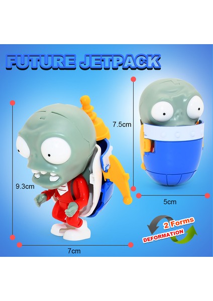 Yumurta Şekli Dönüşüm Montaj Deformasyon Oyuncaklar Boys Bebek Pvz Bitki Vs. Zombi Avcı Pvc Eylem Şekilli Kalıp Çocuk Hediye (Yurt Dışından)