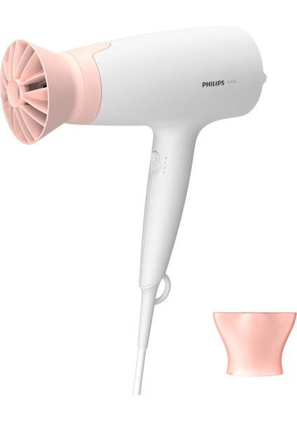 Hızlı ve Güçlü Saç Kurutma Makinesi, 3 Isı ve Hız Ayarı, Thermoprotect Aparatı, 1600W