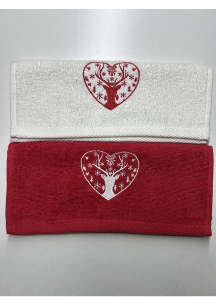 Love Yeni Yıl 2'li Hediyelik Havlu Set – 30x50cm