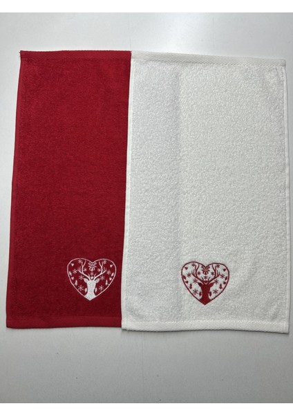 Love Yeni Yıl 2'li Hediyelik Havlu Set – 30x50cm