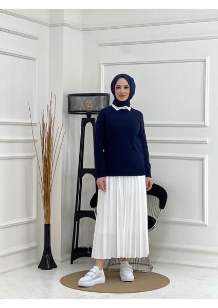 Triko Kazak Lacivert fırsatları