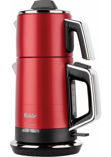 Kırmızı Temper Çay Makinesi, Şık ve Kullanışlı Tasarımıyla Favoriniz Olacak
