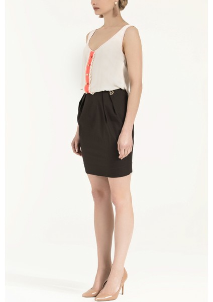 Kahve Ipek Mini Elbise 90661 indirimleri