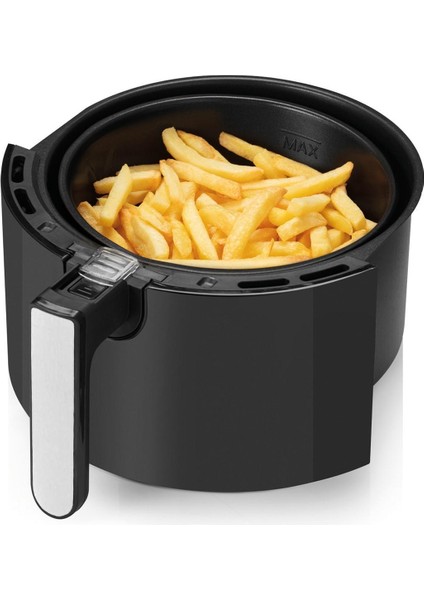 4l Sıcak Hava Fritözü, Şık Gümüş Renk, Garantili, Sağlıklı ve Leziz Yemekler Için fiyatları