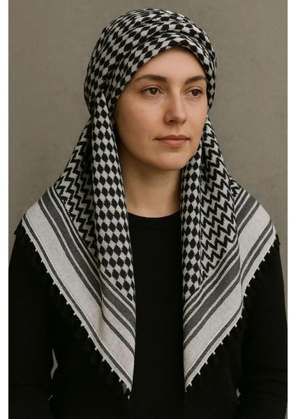 Unisex Siyah Beyaz Ipek Puşi / Geleneksel Modernstil fırsatları