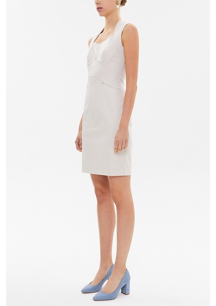 Taş Dar Kesim Mini Elbise 91170