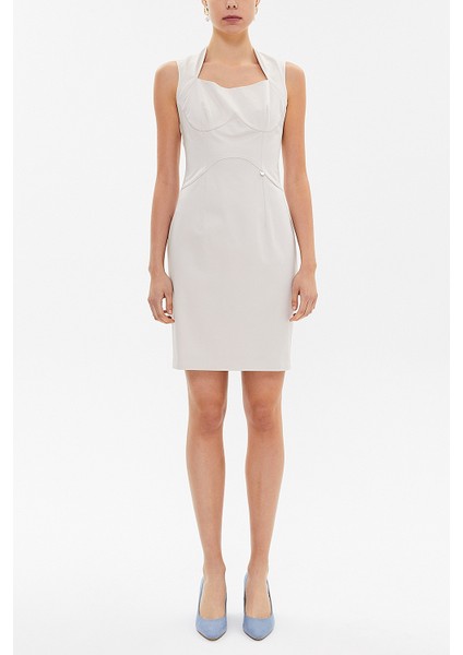 Taş Dar Kesim Mini Elbise 91170