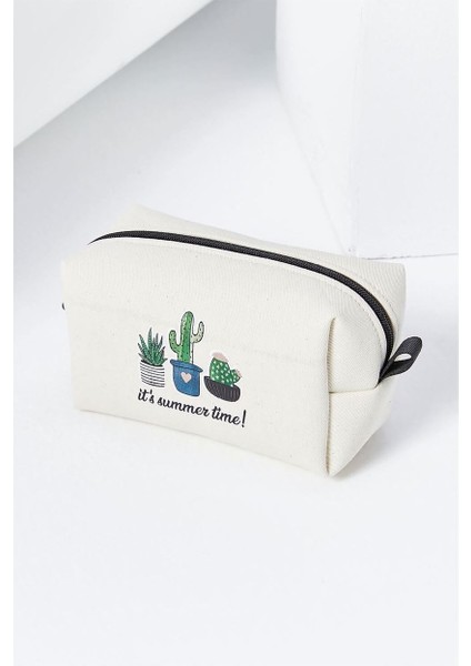 Makyaj Çantası Krem