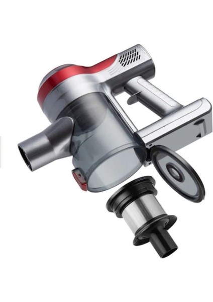 Kırmızı Dikey Kablosuz Elektrikli Süpürge, Hafif ve Güçlü Temizlik Aracı fiyatları