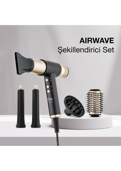 Altın Renkli Saç Şekillendirme Seti, Parlak ve Şık Görünüm Için Mükemmel Seçim