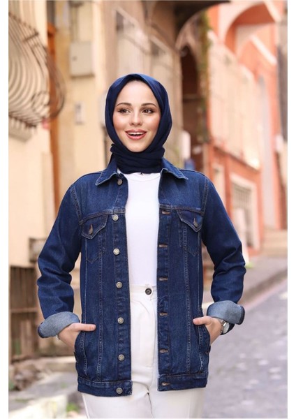 Kot Ceket- Koyu Mavi Koyu MAVI-1234 fırsatları